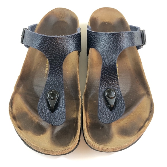 birkenstock gizeh navy blue